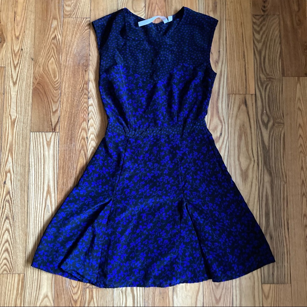 Blue casual dress